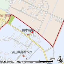 茨城県取手市浜田346周辺の地図