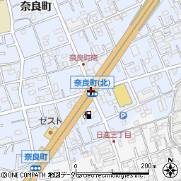 奈良町周辺の地図
