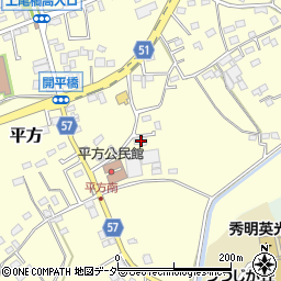 埼玉県上尾市平方906-3周辺の地図