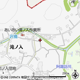 埼玉県入間郡毛呂山町滝ノ入163周辺の地図