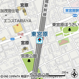 埼玉県さいたま市北区周辺の地図