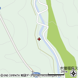 長野県木曽町（木曽郡）新開（折橋）周辺の地図