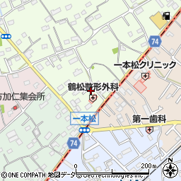 埼玉県坂戸市厚川14-7周辺の地図