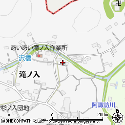埼玉県入間郡毛呂山町滝ノ入162-1周辺の地図