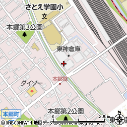 東神倉庫株式会社　大宮支店周辺の地図