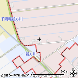 埼玉県春日部市増田新田306周辺の地図