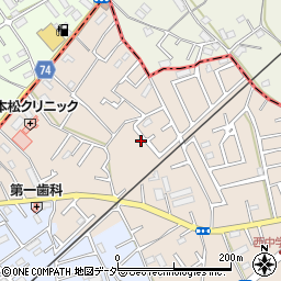 埼玉県鶴ヶ島市下新田119周辺の地図