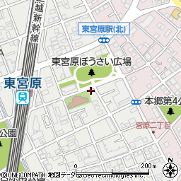 あさひ調剤東宮原店周辺の地図
