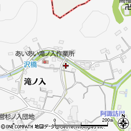 埼玉県入間郡毛呂山町滝ノ入162周辺の地図