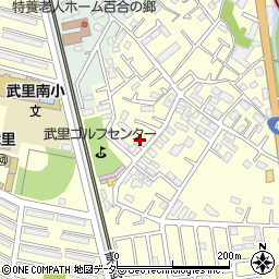 埼玉県春日部市大枝661周辺の地図