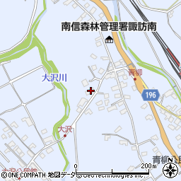 長野県茅野市金沢2092周辺の地図