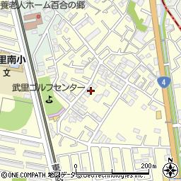 埼玉県春日部市大枝686周辺の地図