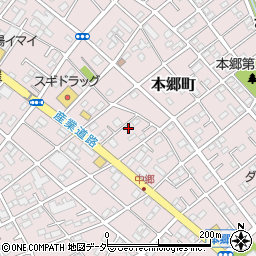 ＴＥＲＩＯＳ　ＴＩＣＫＥＴ５２本郷町駐車場周辺の地図