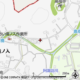 埼玉県入間郡毛呂山町滝ノ入55周辺の地図