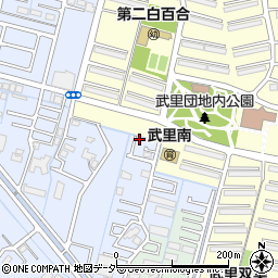 埼玉県春日部市大場610周辺の地図