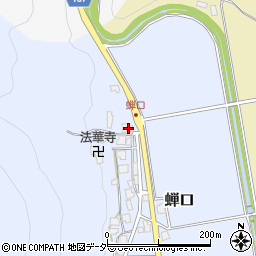 福井県丹生郡越前町蝉口3周辺の地図