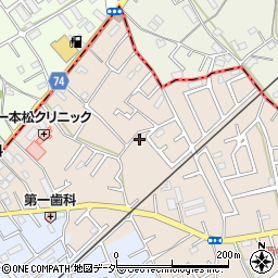 埼玉県鶴ヶ島市下新田125周辺の地図