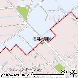 埼玉県春日部市大場304周辺の地図