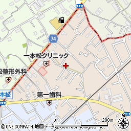 埼玉県鶴ヶ島市下新田32周辺の地図