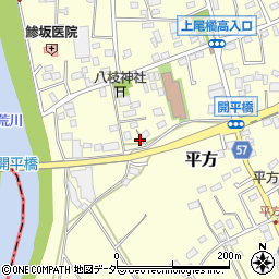 埼玉県上尾市平方480-2周辺の地図