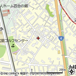 埼玉県春日部市大枝521周辺の地図