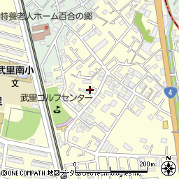 埼玉県春日部市大枝659周辺の地図