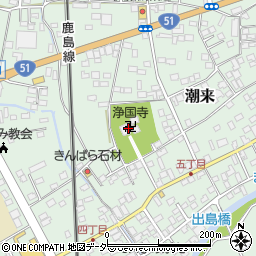 浄国寺周辺の地図
