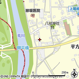 埼玉県上尾市平方443周辺の地図