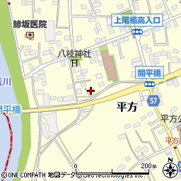 埼玉県上尾市平方481-2周辺の地図