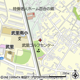 埼玉県春日部市大枝582周辺の地図