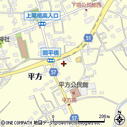 埼玉県上尾市平方942-1周辺の地図