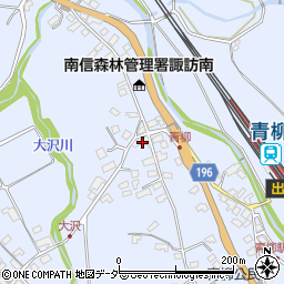 長野県茅野市金沢2087-1周辺の地図