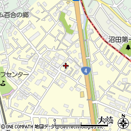 埼玉県春日部市大枝737周辺の地図