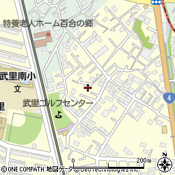 埼玉県春日部市大枝572周辺の地図