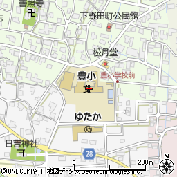 鯖江市立豊小学校周辺の地図