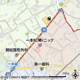 埼玉県鶴ヶ島市下新田16周辺の地図
