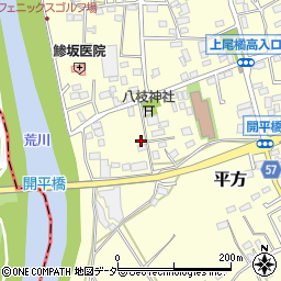 埼玉県上尾市平方474-1周辺の地図
