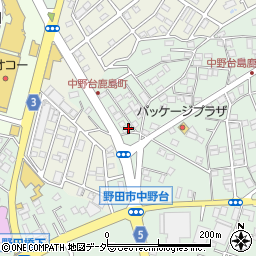 千葉県野田市中野台912-12周辺の地図
