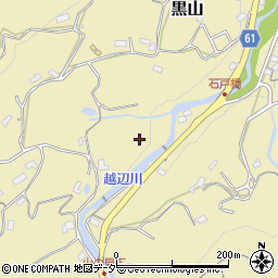 埼玉県入間郡越生町黒山周辺の地図