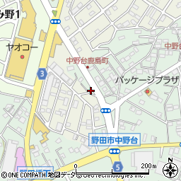 千葉県野田市中野台912-3周辺の地図