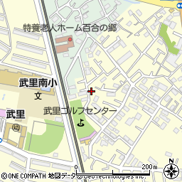 埼玉県春日部市大枝594周辺の地図