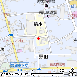 千葉県野田市清水245周辺の地図