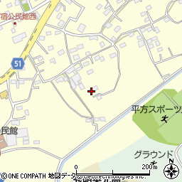 埼玉県上尾市平方1162-5周辺の地図