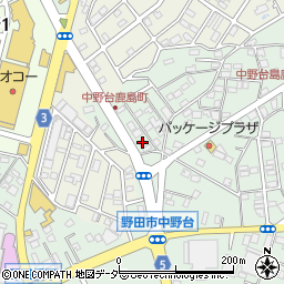 千葉県野田市中野台912-11周辺の地図