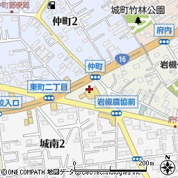 洋服の青山岩槻店周辺の地図