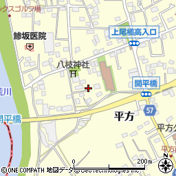 埼玉県上尾市平方500-3周辺の地図