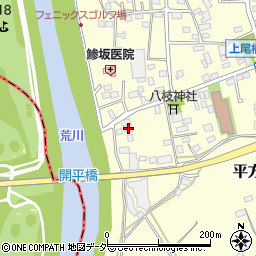 埼玉県上尾市平方439周辺の地図
