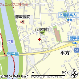 埼玉県上尾市平方474周辺の地図