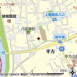 埼玉県上尾市平方500周辺の地図