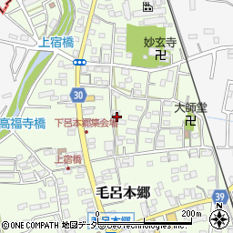 埼玉県入間郡毛呂山町毛呂本郷232-12周辺の地図